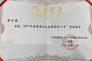 爱游戏网官网入口-爱游戏（中国）集团CEO罗宁弟荣膺番禺区杰出产业人才奖